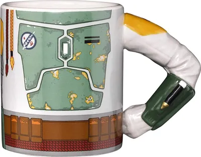 Produktbild von Tasse Boba Fett mit 3D Arm, Star Wars, 350 ml