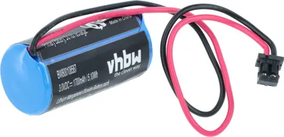 Produktbild von vhbw Batterie kompatibel mit Mitsubishi MELSEC Q02HCPU, Q02CPU, Q12PRHCPU, Q12PHCPU, Q12HCPU, Q06HCPU Steuereinheit (1700 mAh, 3 V, Li-MnO2)