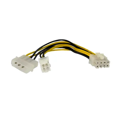 Obrázok produktu pre StarTech.com EPS48ADAP, 4-pin ATX12V, 0,152 m, Samec, Samica, Priamy, Priamy
