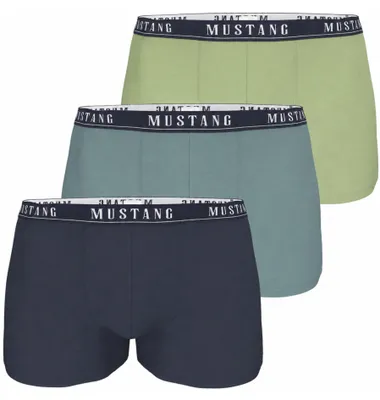 Produktbild von MUSTANG Retro-Pants Herren Unterhose Boxershorts Unterwäsche 3er Pack