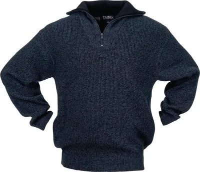 Produktbild von Pullover Gr.XXL schwarz/blau-meliert