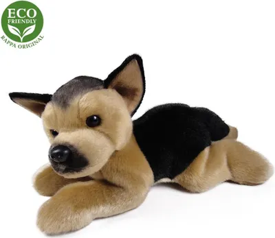 Obrázok produktu pre Plyšový pes nemecký ovčiak ležiaci 30 cm ECO-FRIENDLY