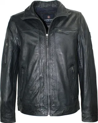 Produktbild von Redpoint - Herren Lederjacke Neuseeländisches Lammnappa anthrazit Größe 68
