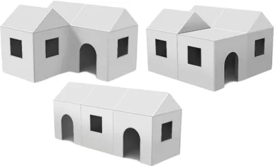 Image de EDUPLAY 110511 Maison de jeu, lot de 3