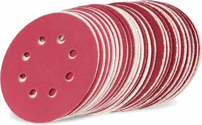 Zdjęcie produktu dla Chilitec 20235 Tarcze szlifierskie Ø125 mm "Pro-XL", 50 szt., mocowanie na rzep z 8 otworami