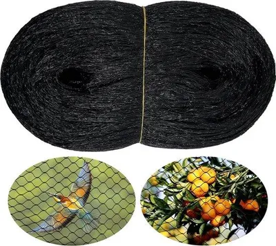 Produktbild von Famanu Vogelnetz Fijnmaschig - Schwarz - 6 m x 10 m