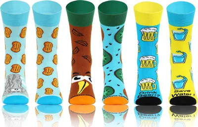 Produktbild von Sesto Senso Happy Socken Uni – Bunte Baumwollsocken Geschenk, 39-42, 3er-Pack