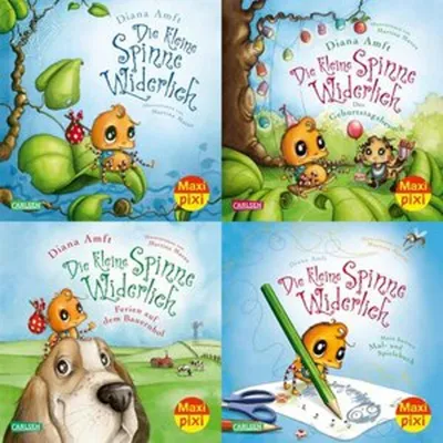 Produktbild von Maxi-Pixi-4er-Set 76: Die kleine Spinne Widerlich (4x1 Exemplar)
