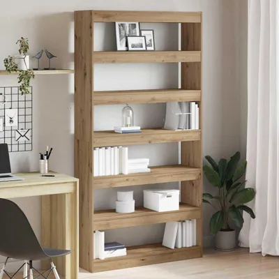 Immagine prodotto di Mensole per libri - Mensole a parete - Libreria a parete - Scaffali a parete - Scaffali portaoggetti - In legno, 6 ripiani - Colore noce
