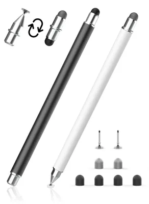 Immagine prodotto di Solidchoice - Penna magnetica 3-in-1 per tablet, con set di punte in gomma, fibra e disco