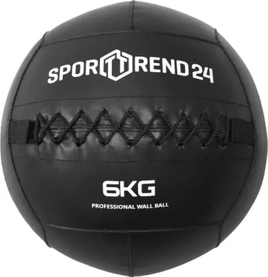 Produktbild von Sporttrend 24® Wall Ball 3-12kg in schwarz | Gewichtsball, Trainingsball, Gewicht, Ball, Bälle, Fitness (6kg)