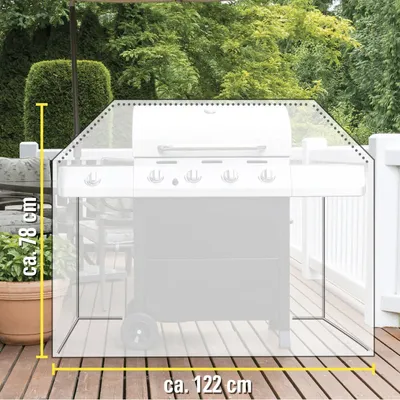 Produktbild von Grillabdeckung BBQ Gasgrill Grill Abdeckung Abdeckhaube Schutzhülle 122x78x71cm