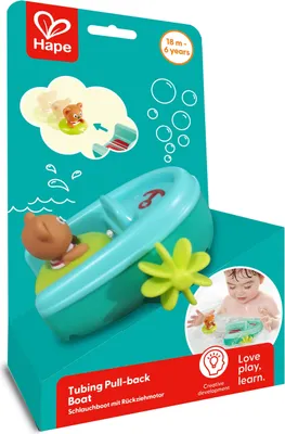 Produktbild von Hape - Schlauchboot mit Rückziehmotor