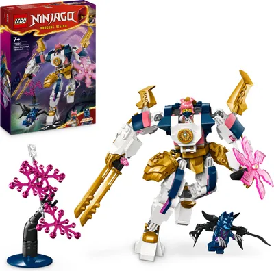Produktbild von LEGO NINJAGO Soras Technikmech, Actionfiguren-Spielzeug für Kinder, Ninja-Set mit Figuren inkl. Sora, Mech zum Umgestalten, Geschenk für Jungs und Mädchen ab 7 Jahren 71807