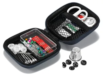 Immagine prodotto di Kit da cucito da viaggio in valigetta, dimensioni. S