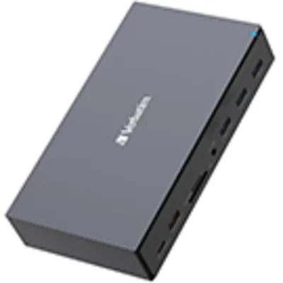 Obrázok produktu pre Verbatim CDS-17, Kábel, USB 3.2 Gen 1 (3.1 Gen 1) Type-C, 100 W, 3,5 mm, 1000 Mbit/s, Čierna, Šedá