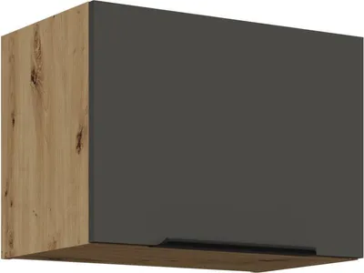 Immagine prodotto di Cappa aspirante LUNARA - larghezza 50 cm, grafite / rovere artigianale