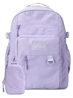 Obrázok produktu pre Batoh s priestorom na 15,6-palcový notebook, vodeodolný, fialový