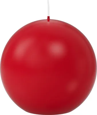Produktbild von Kugelkerzen Rot Ø 100 mm, 6 Stück