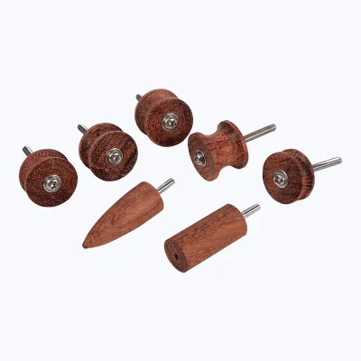 Obrázek produktu pro Rosewood Leather Tool, Rosewood Leather Burnisher Kit, elektrická brusná hlava, vypalovačka, nástroj na leštění tyčí