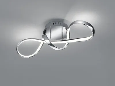Obrázek produktu pro TRIO Reality R67091106 PERUGIA stropné svietidlo SMD LED 28W/3400lm 4000K chróm, switchdimmer