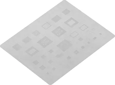 Obrázek produktu pro BGA Reballing šablona z nerezové oceli Rychlá rychlost pocínování BGA Rework Net pro Samsung S20