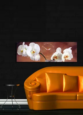 Produktbild von Opviq, 3090CS- CLA1676, Bunt, Wanduhren, 30 x 90, 100% Wildleder -Leinwand