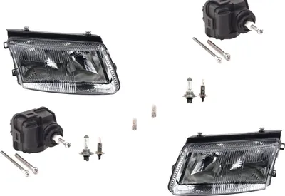 Obrázok produktu pre Johns, svetlomet vhodný pre VW Passat ako Li pravá žiarovka Li Re + servomotor