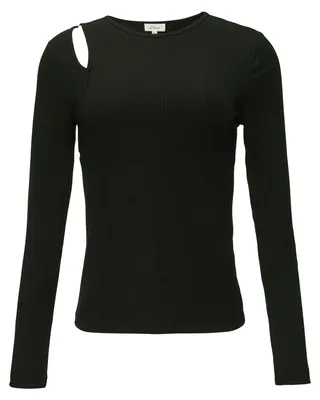 Produktbild von s.Oliver T-Shirt schmaler Passform mit raffiniertem Cut-Out aus Jersey