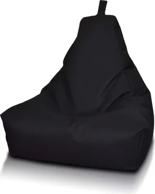 Produktbild von Ecopuf, Keiko Sitzsack, Pouf Sessel Outdoor, Bean Bag, Schwarz Nc14, Mittelgroß