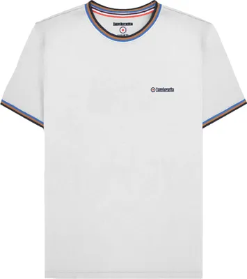 Produktbild von Lambretta - "SS25" T-Shirt für Herren LB270 (L) (Weiß/Marineblau/Tabak/Königsblau)