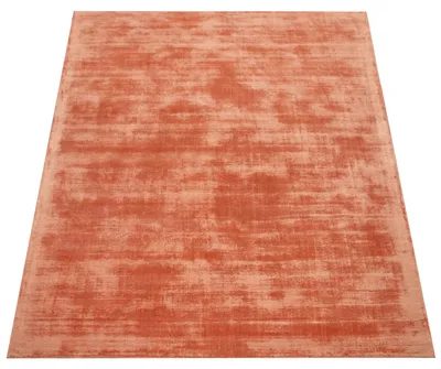 Produktbild von Teppich Handgefertigt Hochwertig Einfarbig Kurzflor Modern Materialmix In Aprico Grösse 240x340 cm