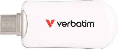 Produktbild von VERBATIM USB-C Stick Plectra 30230 USB 3.2 256GB wei