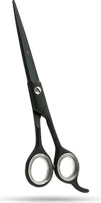Produktbild von SMI - Profi Haarschere für Frauen Männer in schwarzer  Farbe -7 Zoll Friseurschere - Haarschneideschere, Edelstahl mit hohem -Kohlenstoffgehalt