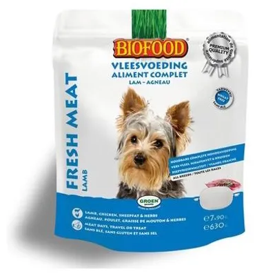 Productafbeelding van Biofood Vleesvoeding 7x90 gram Lam