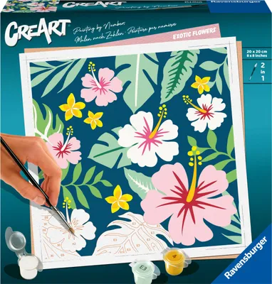 Obrázok produktu pre Ravensburger 23729, Obrazy v balení, Chlapec / dievča, Súprava farieb s číslami