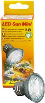Image de Lucky Reptile LED Sun Mini 5W. Spot pour terrariums. Avec douille E27,