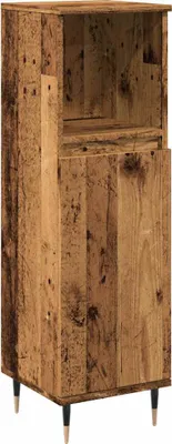 Produktbild von vidaXL Badschrank Altholz-Optik 30x30x100 cm Holzwerkstoff
