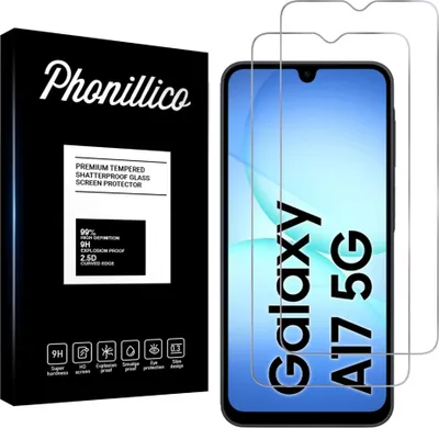 Produktbild von Hartglas für Samsung Galaxy A17 5G [2 Stück] Displayschutzfolie Screen Protector Film Anti-Kratzer Glas Resistant Phonillico®