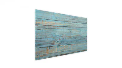 Produktbild von Metallische Magnettafel BLAUES BRETT RETRO HOLZ 90x60cm MetalBoards Memoboard für jede Art von Magneten Magnetpinnwand zum Beschriften + 4 Marker, 10 Magnete und Schwamm im Lieferumfang