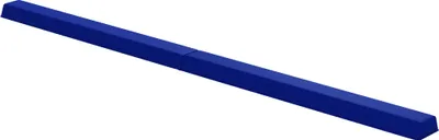 Produktbild von SPORTNOW 236 cm skládací kladina, přenosná gymnastická kladina, protiskluzová kladina, gymnastická a balanční kladina do 80 kg, pro děti od 3 let, vnitřní i venkovní, modrá barva