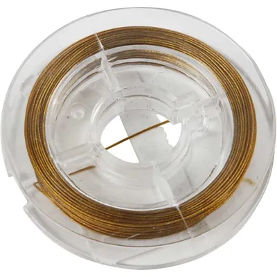 Produktbild von Schmuckdraht, Dicke 0,38 mm, Gold, 10 m/ 1 Rolle [HOB-61585]