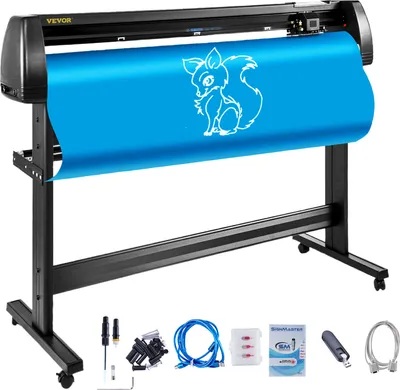Produktbild von VEVOR Vinyl Schneideplotter Zeichen Plotter 1350mm Breitformat Grafik Softwarepaket