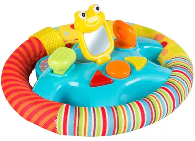 Productafbeelding van Kleurrijk babyspeelgoed, wielgeluiden, stuurwiel