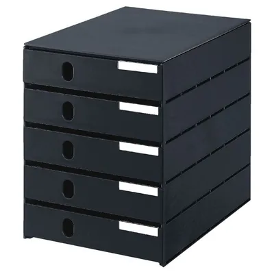 Immagine prodotto di styro 23100-90 Schubladenbox 5schübe schwarz