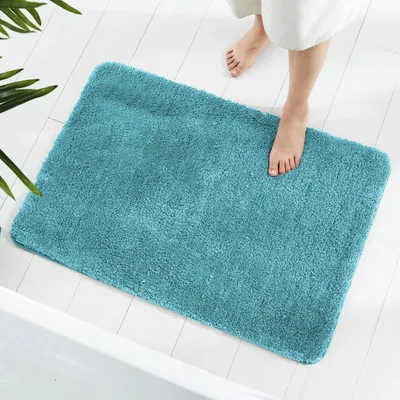 Zdjęcie produktu dla Omgoods - Miękki dywanik do łazienki z mikrofibry, 60x90 cm, chłonny i antypoślizgowy