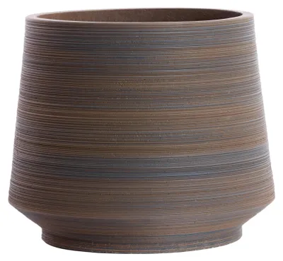 Immagine prodotto di Vaso EOWYN in pietra marrone scuro di Light & Living - Ø53,5x45 cm