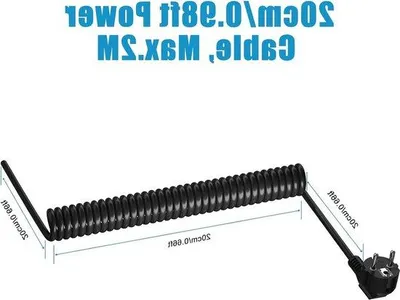 Obrázok produktu pre Predlžovací kábel 250 V, 16 A, 3-pólový, čierny, 0,75–2 m, IP20