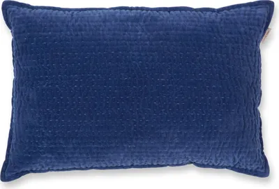 Produktbild von Pip Studio Kissenbezug einzeln Velvet Sky Farbe Dark Blue Größe 40x60