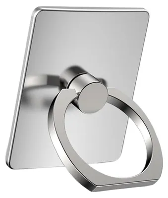 Produktbild von Handyhalter/Fingerhalter - Universalring für Handy (Silber) Silber